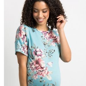 Pinkblush Tops - Pinkblush Blue Floral Dolman Sleeve Top Pinkblush Tops - Pinkblush Blue Floral Dolman Sleeve Top